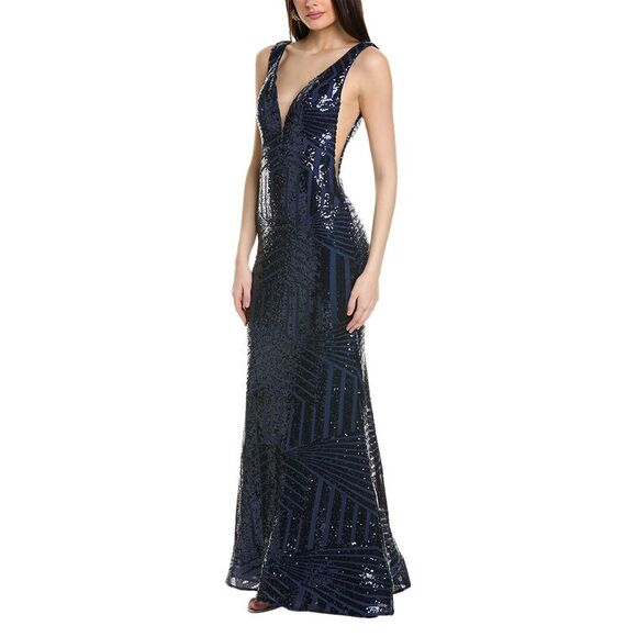 Rene Ruiz Sequin Gown - Picture 2 of 4